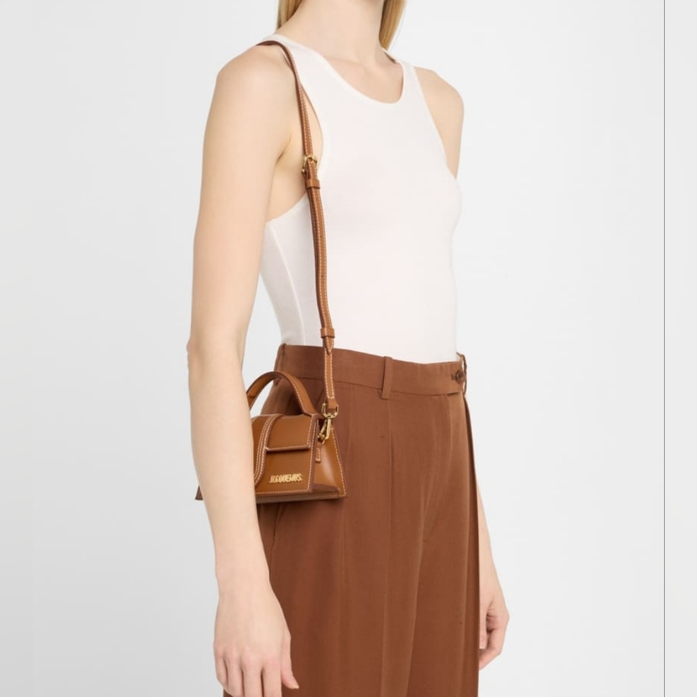 Jacquemus Tan Le bambino Leather Top-Handle Bag - Picture 3 of 8